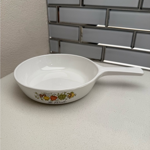 Vintage Corningware Skillet Pan Spice O' Life Le Persil 1970s 1980s - Picture 2 of 9